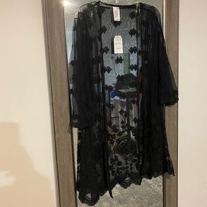Lace cardigan/swimsuit cover up